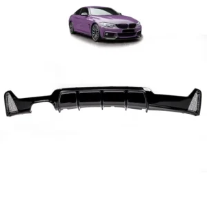Hátsó diffúzor BMW 4 2013-2020 F32 F33 F36 fényes fekete Azonnali szállítás