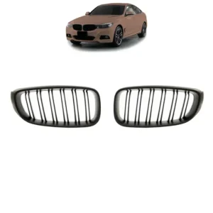 Hűtőrács BMW 3 2013-2020 F34 kétsoros lamellák matt fekete Csak ma
