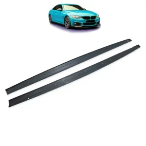 Oldalküszöb toldatok BMW 4 2013-2020 F32 F33 F36 matt fekete Gyors kiszállítás