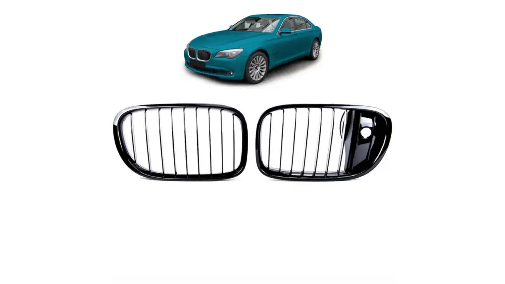 Vásárlói kedvenc Első hűtőrács BMW 7 2008-2015 F01 F02 F03 F04 fényes fekete egysoros
