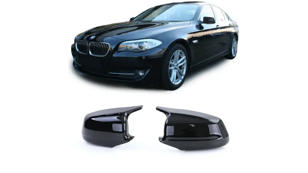 Ajánlat Visszapillantó tükörburkolat szett BMW 5 2009-2017 F10 F11 F07 fényes fekete