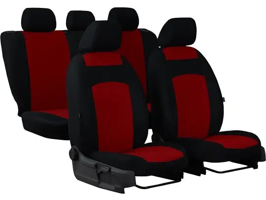 Autó üléshuzatok Fiat Linea 2007-2018 Classic Plus - Piros 2+3 Vásárlói kedvenc