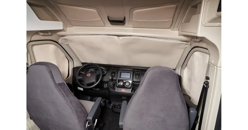 Hindermann Premio belső hőszigetelés a Fiat Ducato MV vezetőfülke ablakaihoz, szürke Kedvezmény