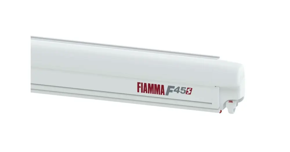 Biztonságos fizetés Fiamma F45S árnyékoló PSA minivanokhoz, fehér fedél, szürke ponyva