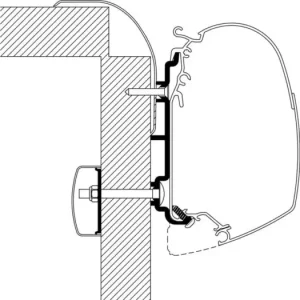 Adapter Frankia-hoz, Thule 5/8 árnyékolókhoz Gyors kiszállítás