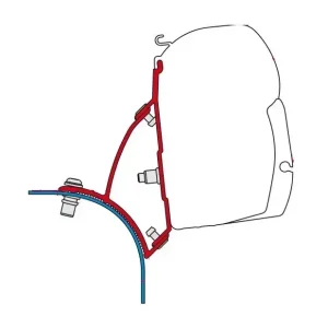 Adapterkészlet VW T5, T6 Lift Roof RHD járműhöz, Fiamma F45 árnyékolóhoz Rendeld meg most