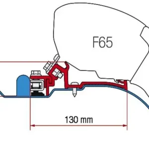Biztonságos fizetés Adapter Iveco Daily H2 járműhöz, Fiamma F65/F80 árnyékolókhoz