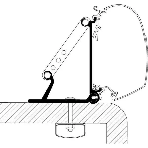 Thule univerzális adapter lakóautókhoz Végkiárusítás