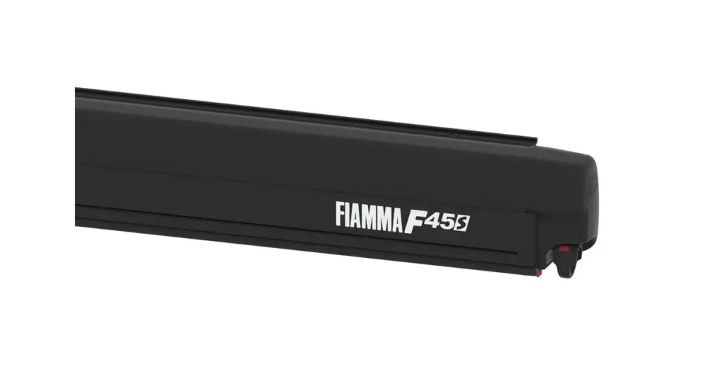 Vedd meg online Fiamma F45S árnyékoló VW T5, T6 California, fekete tok, szürke ponyva