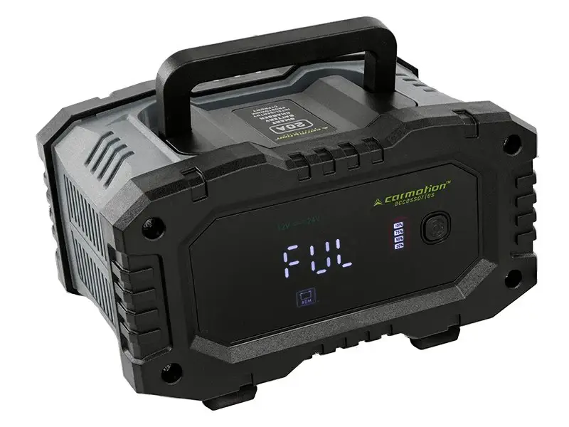 Intelligens digitális egyenirányító 12V 20A 6 - 300 Ah, 24V 10A, 6 - 150 Ah akkumulátorokhoz Biztonságos fizetés