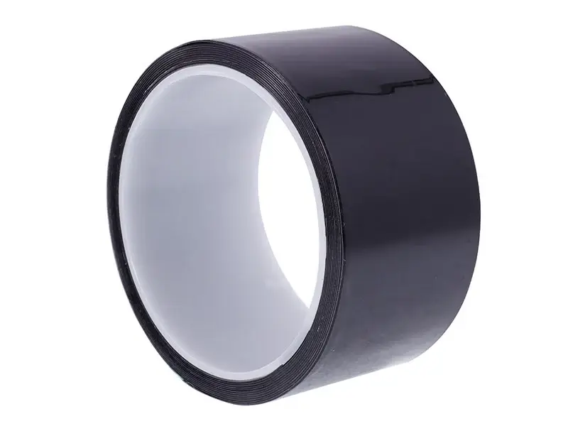 Védő / dekorációs szalag 50 mm x 3 m, fekete szatén Expressz kézbesítés