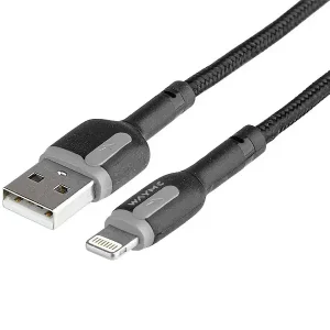 Kedvezményes ár WAYME töltő- és szinkronizáló kábel , 100 cm fonott mikroszálas, USB> Lightning