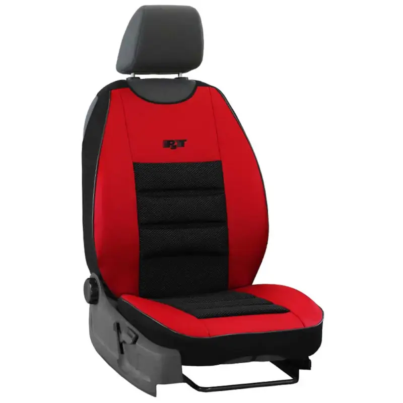 Univerzális Piros bőr vezetői üléshuzat Ergonomic Azonnali szállítás